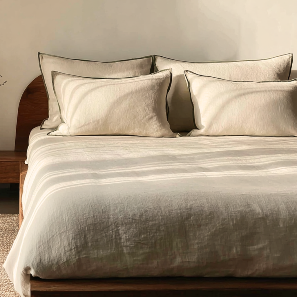 Linen Bed-sheet Size:
King (106 x 106 IN)
