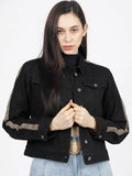 Tokyo Talkies Women Black Printed
Jacket