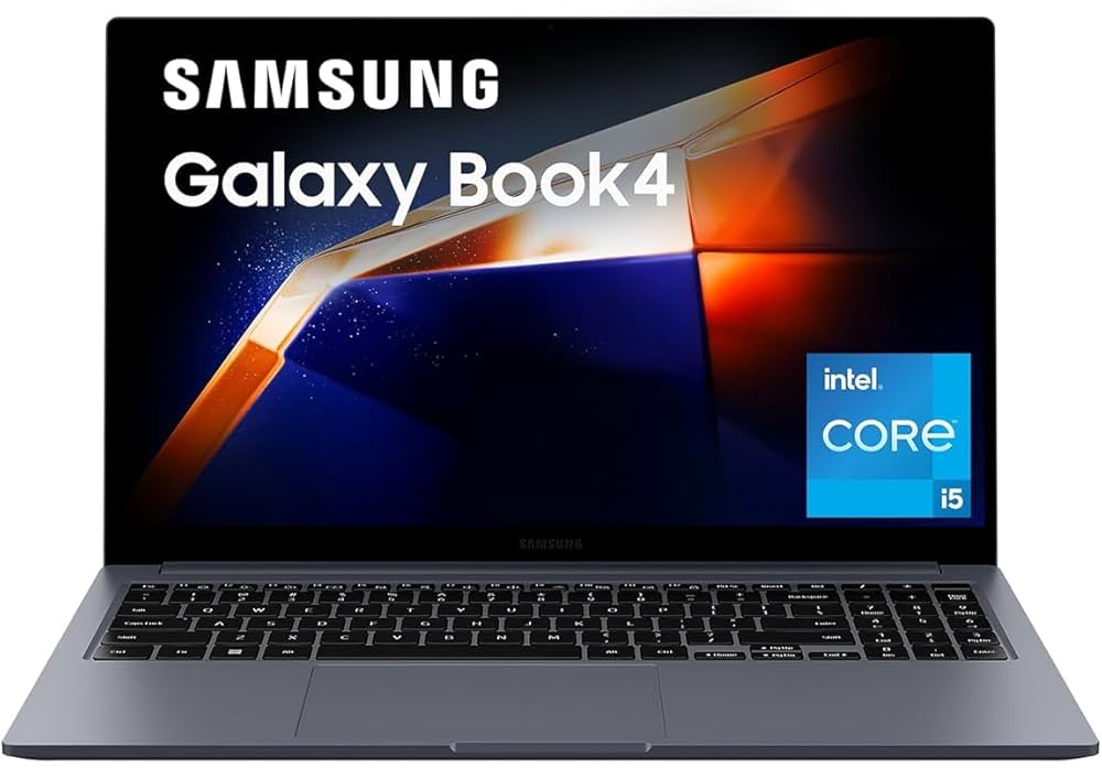 Samsung Galaxy Book4 (Gray, 16GB RAM, 512GB SSD)