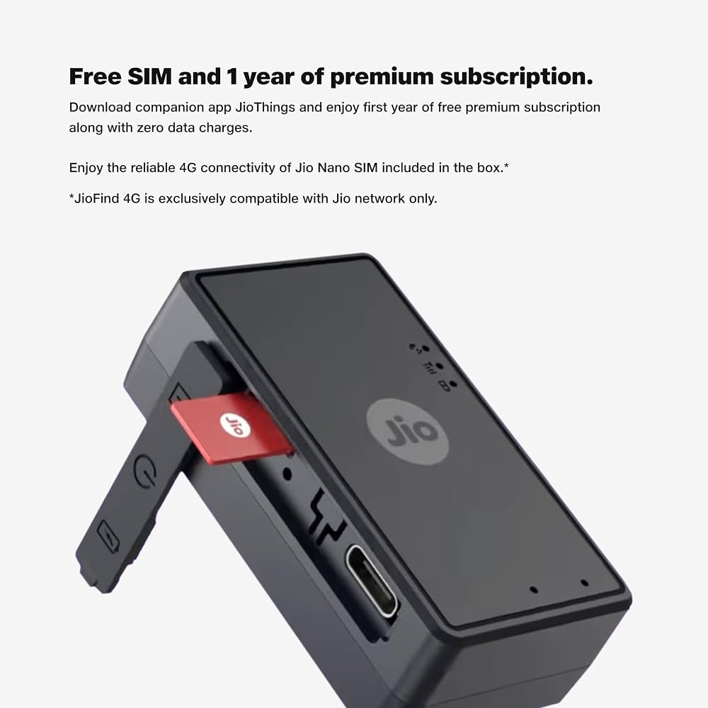 JioFind 4G | Truly Wireless GPS Tracker